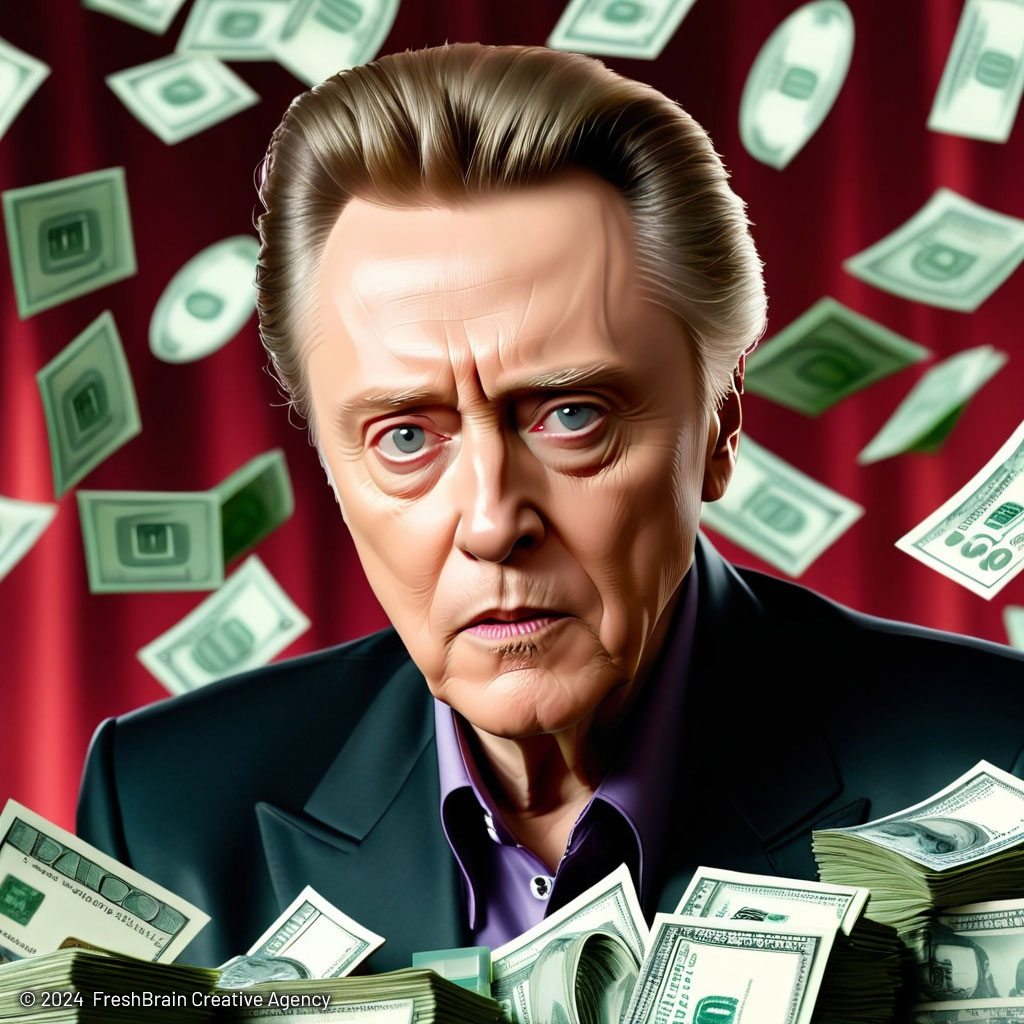 Christopher Walken Portrait